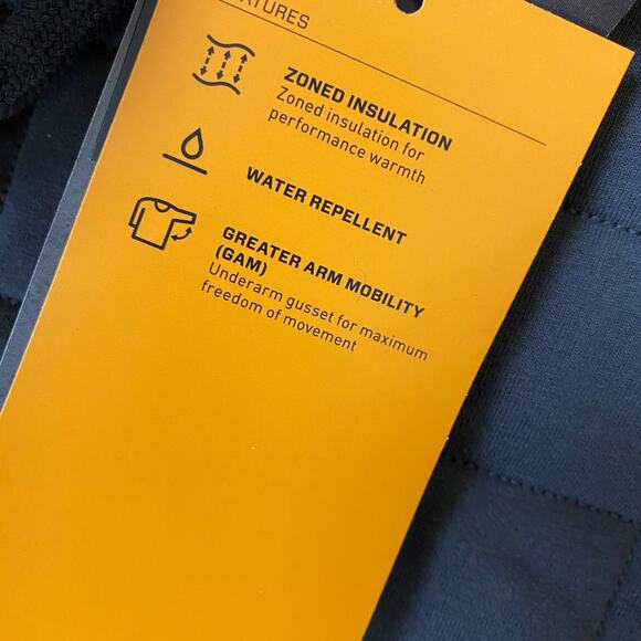 Ariat Rebar Regulatory Full Zip Hooded Insulated Jacket Men XXL Black NWT - Picture 9 of 16